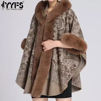 YYFS Женская мода Повседневная Осень Зима Однотонные принты Короткие рукава Куртки и пальто Пуховики One size хаки