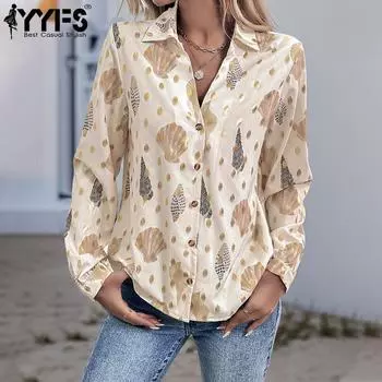 YYFS Женская мода Повседневная Осень Зима Длинные рукава Поло-воротник Пуловеры и Длинные рукава S абрикосовый