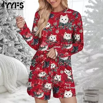 YYFS Женская мода повседневная весна осень длинные рукава О-образный вырез блузки и рубашки брюки брючные костюмы S