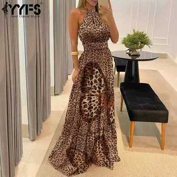 YYFS женские модные богемные летние весенние повседневные платья без рукавов со средней талией и принтом в горошек S белый