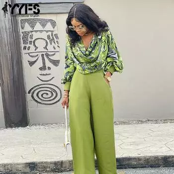 YYFS женские модные повседневные брюки с длинными рукавами, брючные костюмы S красный