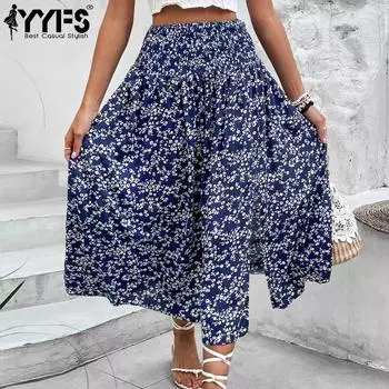 YYFS Женские модные повседневные летние весенние юбки S