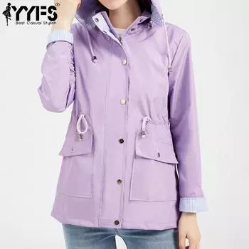 YYFS женские модные повседневные осенне-зимние однотонные блузки и рубашки с длинными рукавами и принтом, верхняя куртка S бордовый