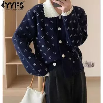 YYFS женские модные повседневные осенне-зимние свитера-поло с длинными рукавами и воротником-стойкой Size: One Size красный