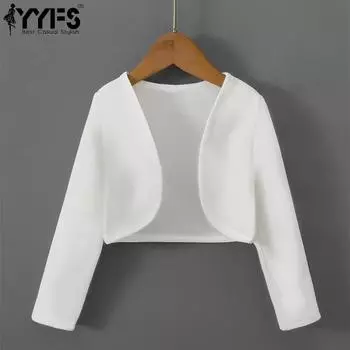 YYFS женские модные повседневные весенне-осенние однотонные куртки и пальто с длинными рукавами с принтом S белый