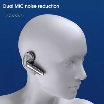 YYK-530 Беспроводные наушники с ушным крючком Длительный срок службы батареи Цифровой дисплей Стереозвук Совместимость с Bluetooth 5.1 Наушники-вкладыши для бега чёрный