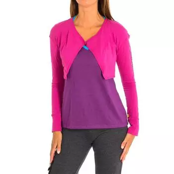 Z1T00338 Женская спортивная куртка с длинными рукавами L фиолетовый