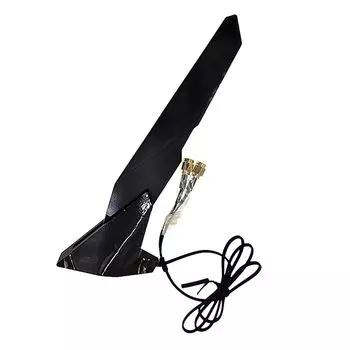 Z390 для Asus Z490 Магнитная двухдиапазонная антенна WiFi6e с удлинительным кабелем для материнской платы X570 2T2R