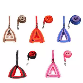 Z dog leash Pippi Tao universal circle dog rope chain walking dog rope vest pet chest strap color random