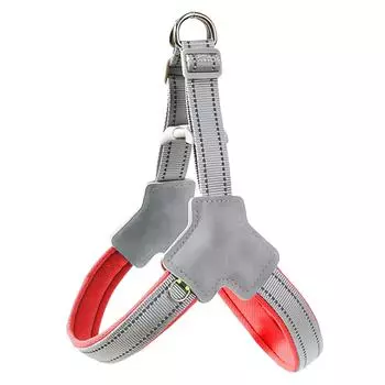 Z dog traction rope pet chest strap leather Tao explosion-proof pet Y-shaped chest strap pet products S size - for 8-10kg