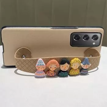 Z Fold4 Модный милый ремешок на запястье из искусственной кожи чехол для телефона Samsung Galaxy Z Fold 3 4 2 Чехол Galaxy Z Fold 2