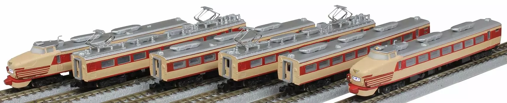 Z gauge JNR 485 series limited express vehicle early model JNR color basic set Модель железнодорожной модели поезда Hibari (Черный 481) 6-вагонный Т030-1