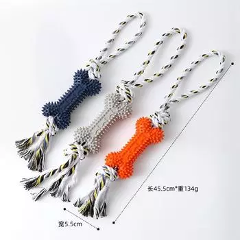 Z rope knot cotton rope dog toy Pippi Tao portable cross-border Amazon explosion dog grinding teeth cleaning pet play