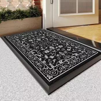 За дверью виллы, входная дверь коврик грязезащитный коврик наружный входной ковер противоскользящий износостойкий коврик 45x75cm