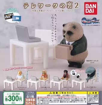 За кулисами телеработы 2 типа набора Gacha Gacha Capsule Toy [5 (полный полный)]