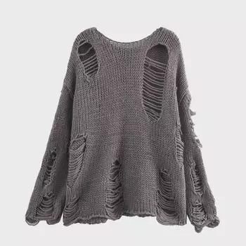 ZA Женская ажурная трикотажная свободная кофта с длинными рукавами - легкая, стильная солнцезащитная блузка One Size розовый