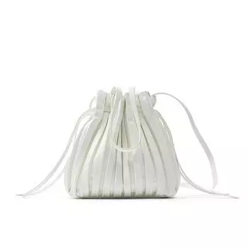 ZA Женская сумка Простая модная сумка-мешок через плечо для женщин чёрный