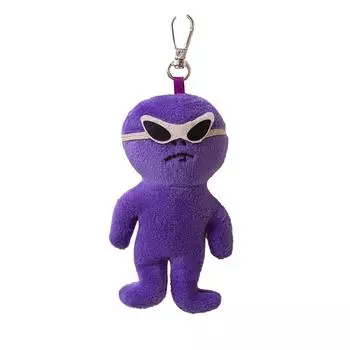 Забавная двухсторонняя плюшевая игрушка-подвеска «Инопланетянин» One Size фиолетовый