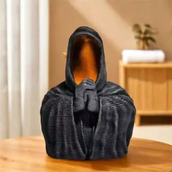 Забавная фигурка жнеца готический светодиодный подсвечник в виде жнеца для гостиной дома