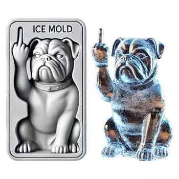 Забавная форма для льда «Средний палец», забавные формы для лепки, новинка, большие многоразовые силиконовые формы One Size