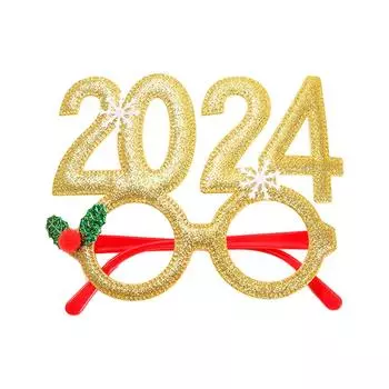 Забавная форма для очков 2024 года, оправа для вечеринок, аксессуары для вечеринок, универсальный размер красный