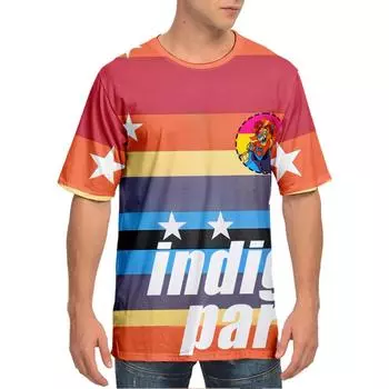 Забавная футболка Indigo Park Anime, классная женская и мужская футболка с круглым вырезом, повседневная унисекс, уличная модная футболка, Camisetas Ropa Hombre XS