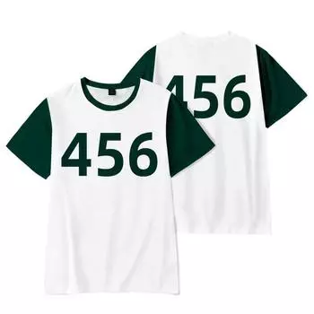 Забавная футболка Squid Game Season 2, классная женская и мужская футболка с круглым вырезом, повседневная унисекс, уличная модная футболка, Camisetas Ropa Hombre XS