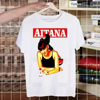 Забавная футболка унисекс с певицей Айтана Окана, новая повседневная футболка с короткими рукавами Homme Unisexga, футболка унисекс, футболки 4XL