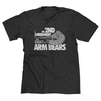 Забавная футболка унисекс The 2Nd ADT Right Bear Arms Grizzly Ar 15 Pro Guns S
