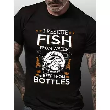 Забавная и интересная графическая текстовая буква с 3D-принтом, повседневная футболка с круглым вырезом S