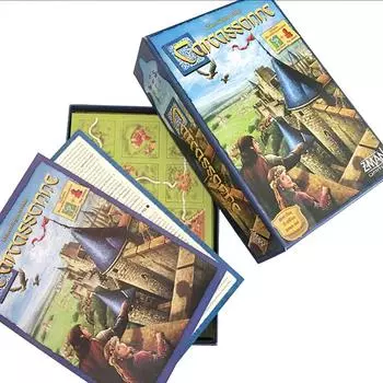 Забавная игра с размещением плиток Carcassonne Winter Edition Настольная игра для 2-5 игроков для семьи/вечеринки Лучший подарок