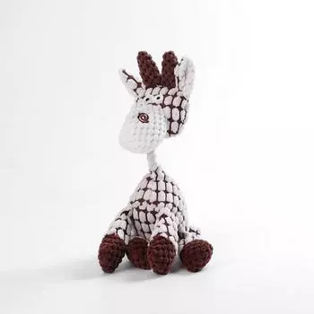 Забавная игрушка для домашних животных в форме осла, вельветовая жевательная игрушка для собак, пищалка для щенков, скрипучая плюшевая кость, молярная игрушка для собак, дрессировка домашних животных, аксессуары для собак