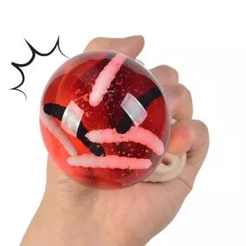 Забавная игрушка на Хэллоуин, гибкий, быстрый, ужасный, череп, восстановление, сжимающий мяч, кукла TPR, вентиляционный мяч