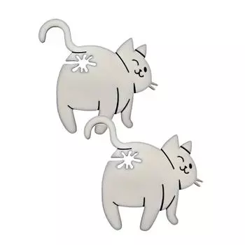 Забавная кошачья клипса для хлеба, милый и игривый дизайн для удержания вкусной еды, удваивающая удовольствие от завтрака One Size белый