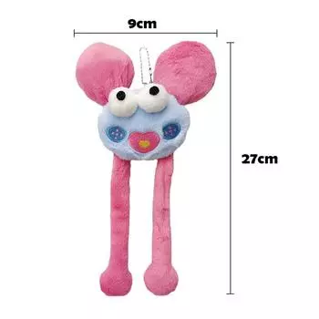 Забавная креативная выдвижная кукольная игрушка в виде головы монстра, милая мультяшная плюшевая кукла, брелок для рюкзака, подвеска, сумка, украшение для пары, подарки