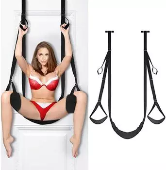 Забавная мебель, вспомогательные веревочные принадлежности для любви, секс-качели на дверной привязке 42X19X8