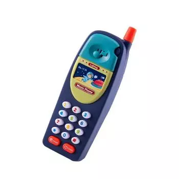 Забавная Музыка Игрушка Мобильный Телефон Симуляция Детский Телефон Игрушки Детский Мобильный Телефон Игрушка Мальчики Девочки синий