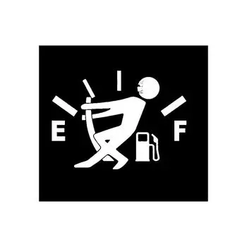 Забавная наклейка на автомобиль, указатель на топливный бак, наклейка на автомобиль, декоративная наклейка, декоративная наклейка на крышку топливного бака чёрный