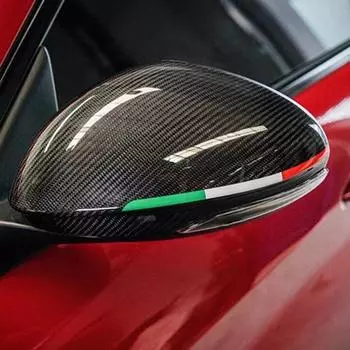 Забавная наклейка на зеркало автомобиля, самоклеящаяся предупреждающая отметка, долговечная, устойчивая к пыли и пятнам автомобильная наклейка белый/зелёный