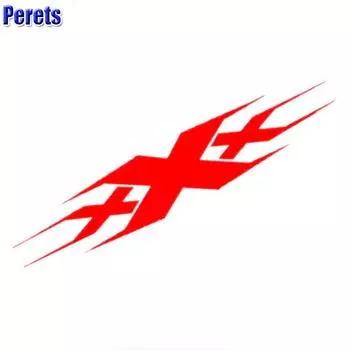 Забавная наклейка Perets, виниловая наклейка, автомобильная наклейка, автоаксессуары, светоотражающая наклейка 1PCS чёрный