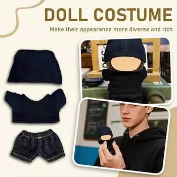 Забавная одежда для кукол, плюшевые игрушки и милые аксессуары в стиле аниме,милые куклы одежда One Size