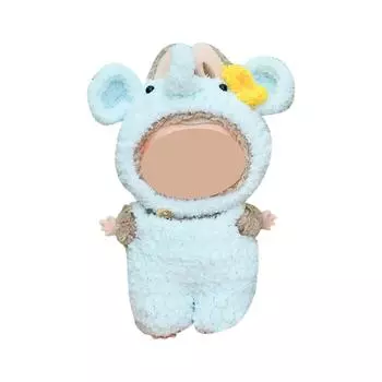 Забавная одежда для кукол, плюшевые игрушки в стиле аниме и милые аксессуары,милые куклы одежда One Size синий