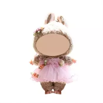 Забавная одежда для кукол, плюшевые игрушки в стиле аниме и милые аксессуары,милые куклы одежда One Size розовый