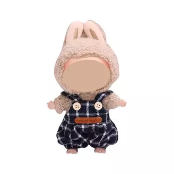 Забавная одежда для кукол, плюшевые игрушки в стиле аниме и милые аксессуары,милые куклы одежда One Size чёрный