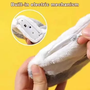 Забавная плюшевая кукла-черепаха Сакабан, хвост черепахи, может двигаться, электрическая игрушка с дистанционным управлением, научиться петь и говорить, подарок для детей