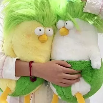 Забавная плюшевая кукла-цыпленок Noob, детская мягкая игрушка в виде животного, спящая мягкая кукла, подарки на день рождения жёлтый