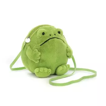 Забавная плюшевая сумка Лягушка Рики Лейн [Jellycat] Коллекция,