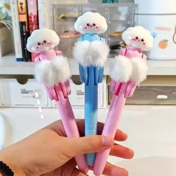 Забавная ручка для бокса с надписью Мультяшная шариковая ручка с прессой Интерактивная шариковая ручка Канцелярские принадлежности style 1 random