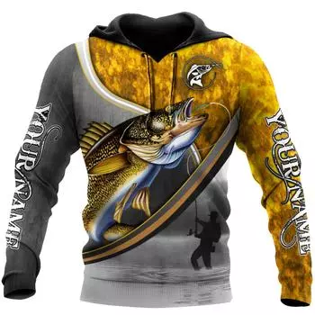Забавная рыбалка 3D принт осенние мужские толстовки унисекс повседневный пуловер хип-хоп толстовка уличная одежда Sudadera Hombre S