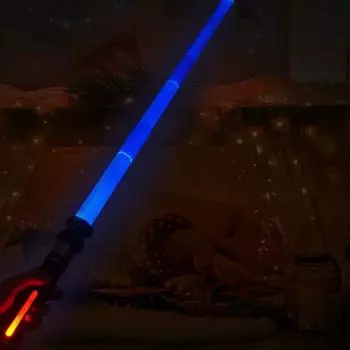 Забавная удобная ручка, декоративная экологически чистая светодиодная светящаяся палочка, уличное развлечение для подарка, игрушка Lightasber красный